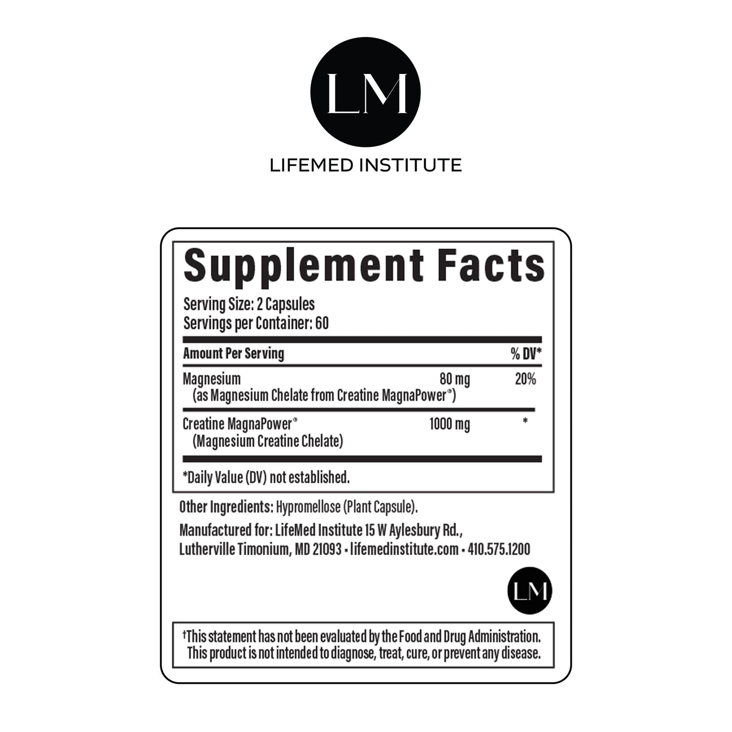 Creatine Nitro Mag - LifeMed Institute