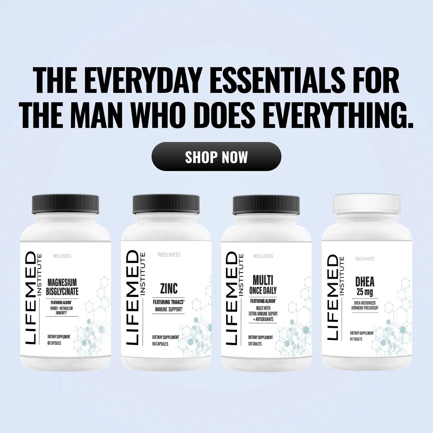 The everyday essentials for the man who does everything.