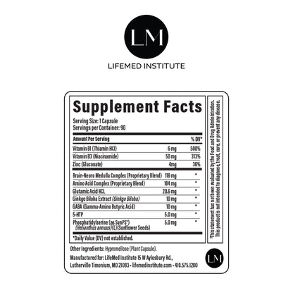 Amino Acid Neuro Max - LifeMed Institute