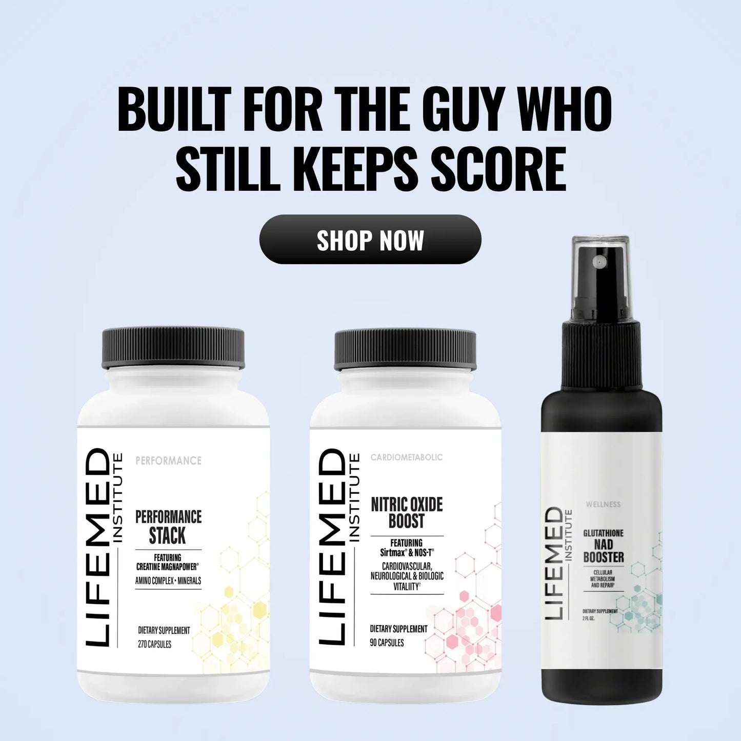 Built for the guy who still keeps score