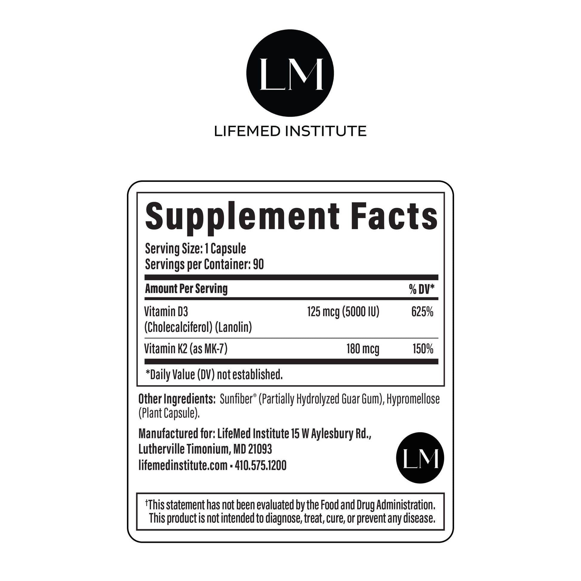 D3-K2 - LifeMed Institute