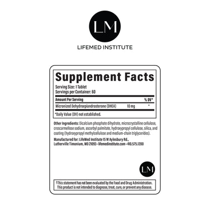 DHEA 10mg - LifeMed Institute
