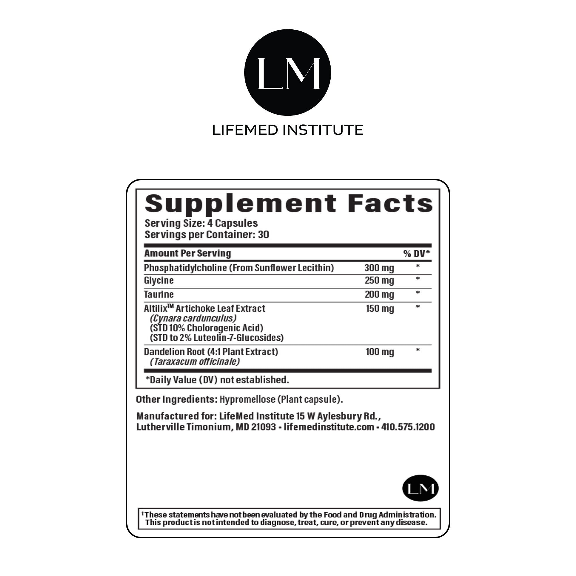 Lifemed Health Liver Support 2.5 – Advanced Liver & GI Health Formula – LifeMed Institute