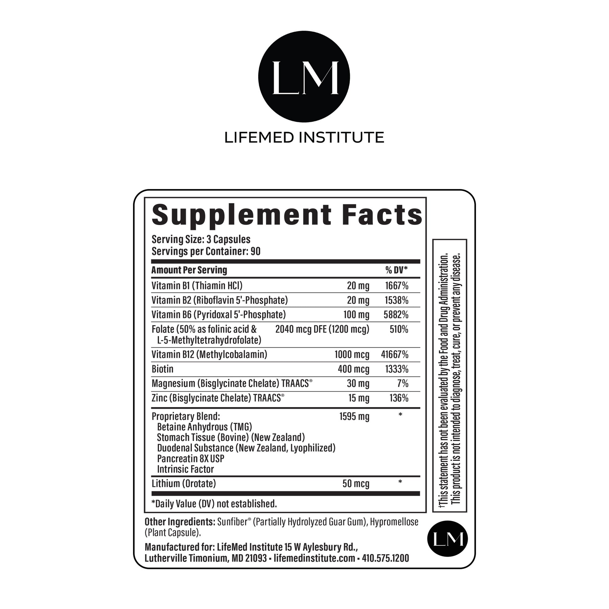 MTHFR BHMT Assist - LifeMed Institute