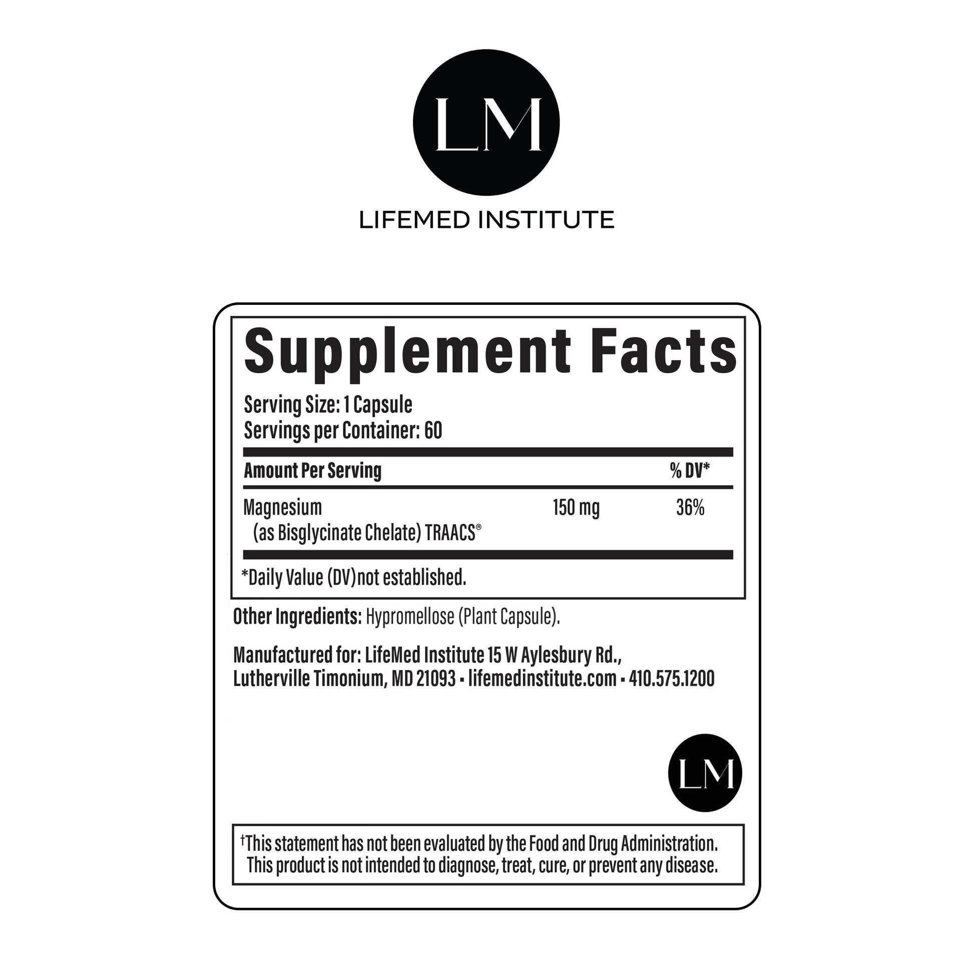Magnesium Bisglycinate - LifeMed Institute