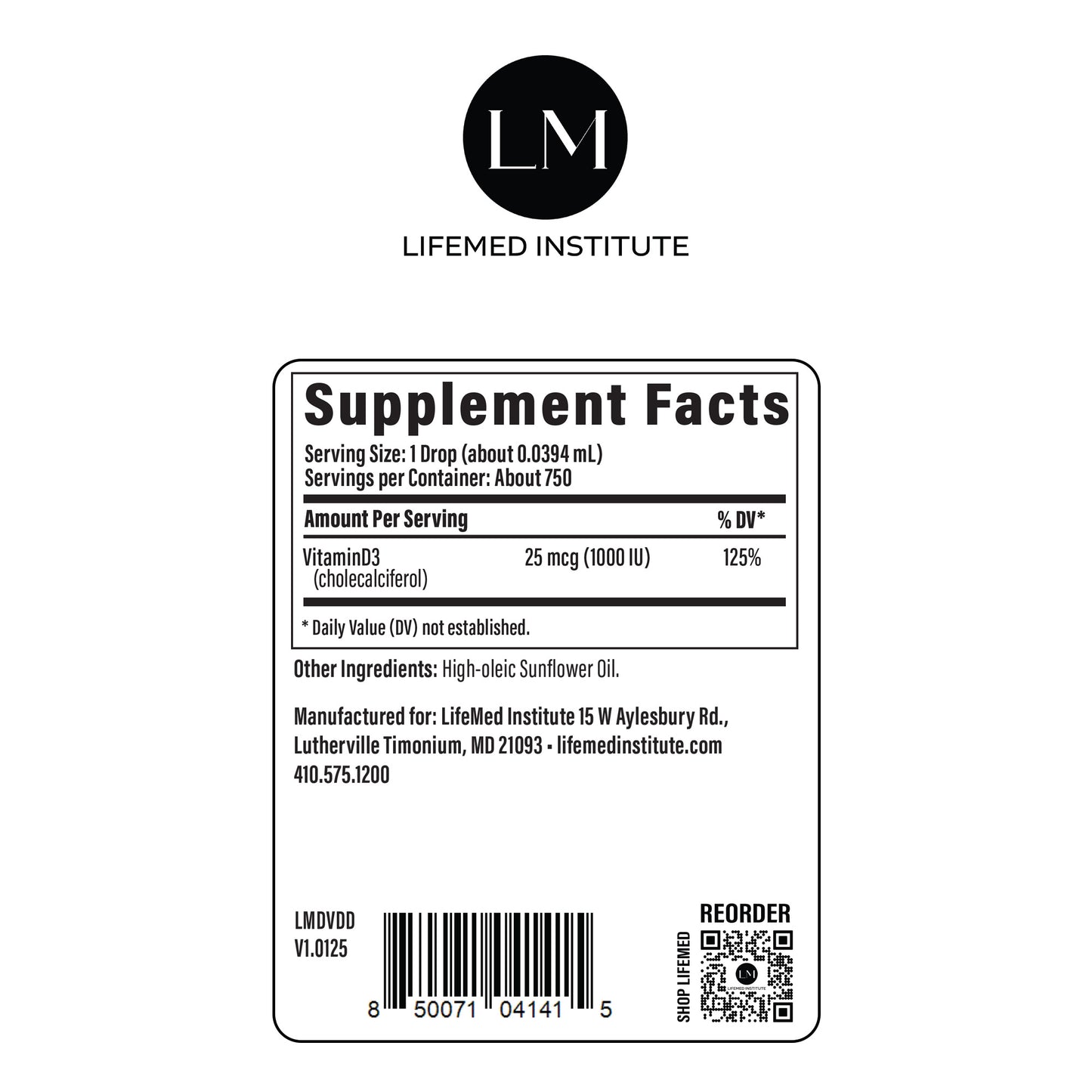 Vitamin D Drops - LifeMed Institute