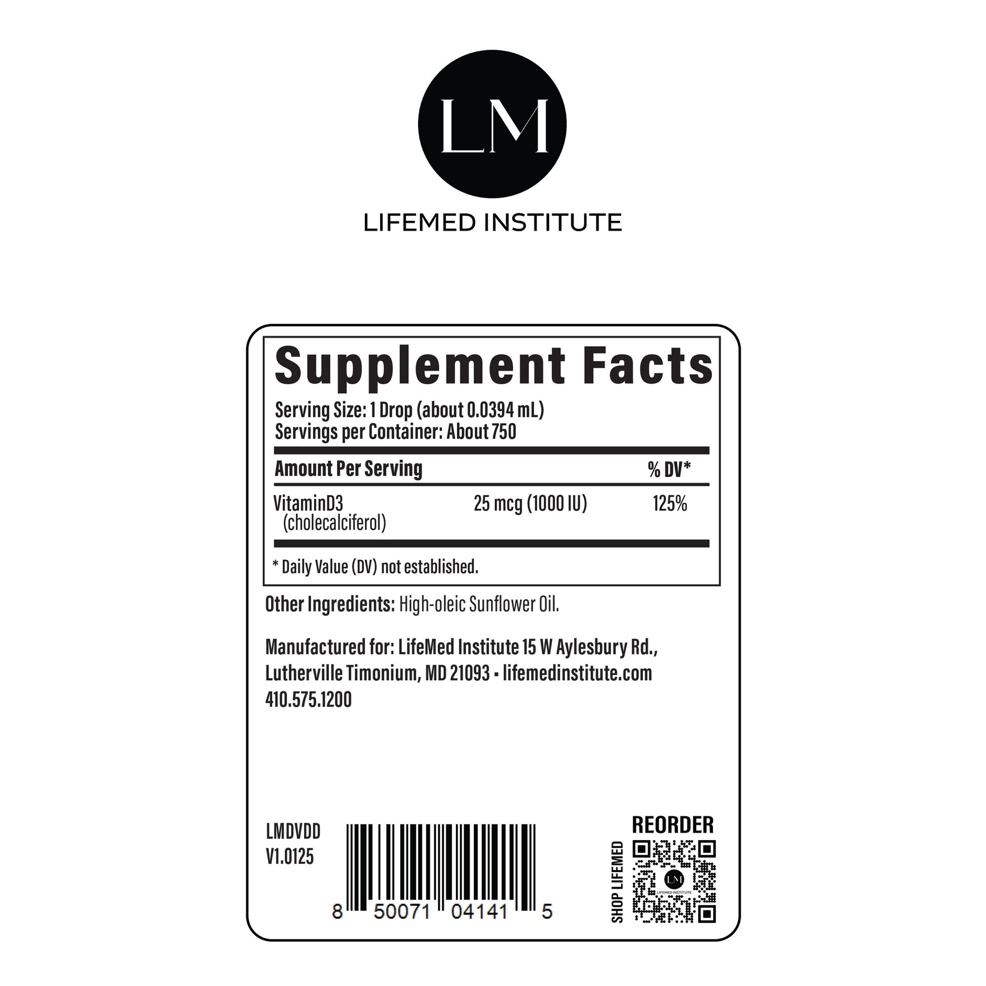 Vitamin D Drops - LifeMed Institute